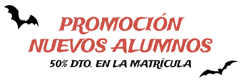 Black friday 2024, Promoción 50% dto en la matrícula nuevos alumnos