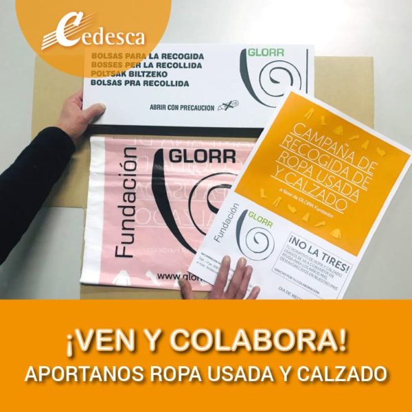 cedesca-noticias-inicio-campana-recogida-ropa-con-glorr-fundacion cedesca-noticias-inicio-campana-recogida-ropa-con-glorr-fundacion